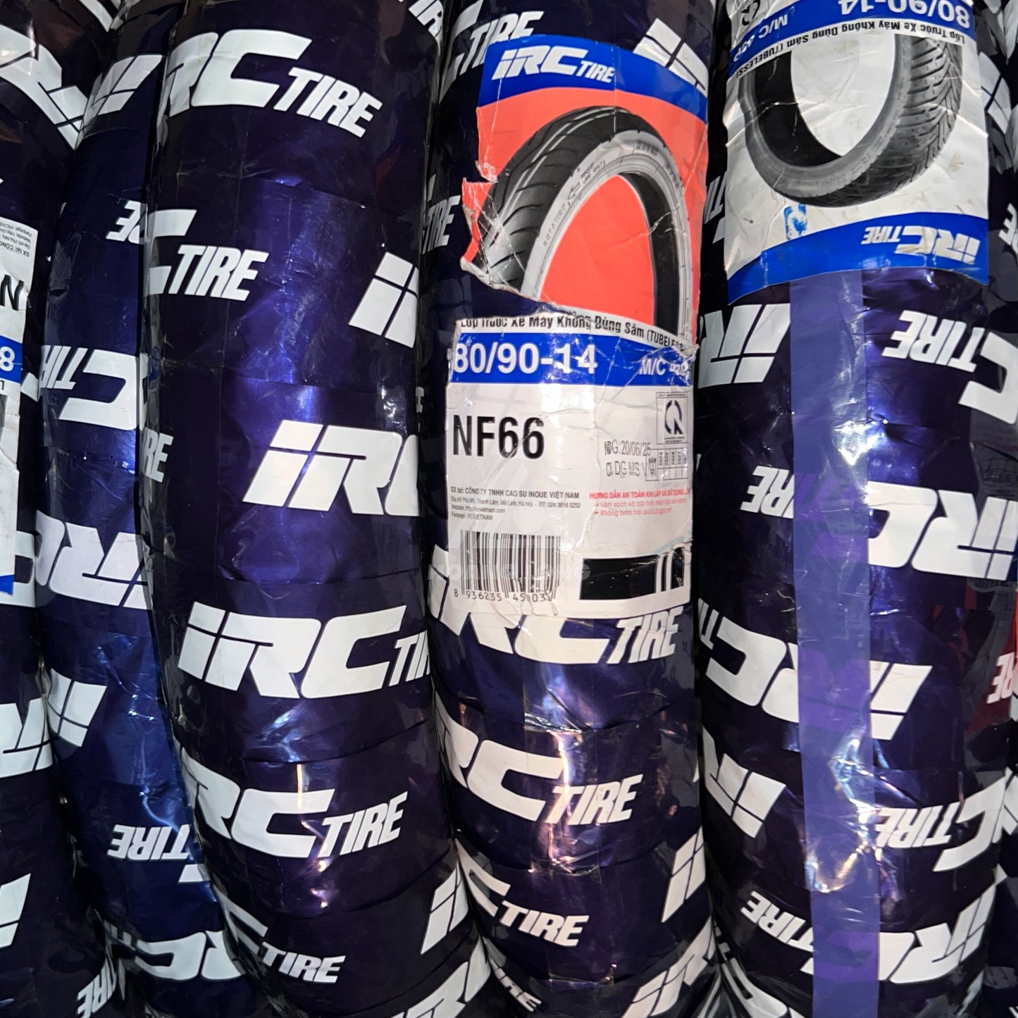 Vỏ IRC (INOUE) 80/90-14 NF66 TL