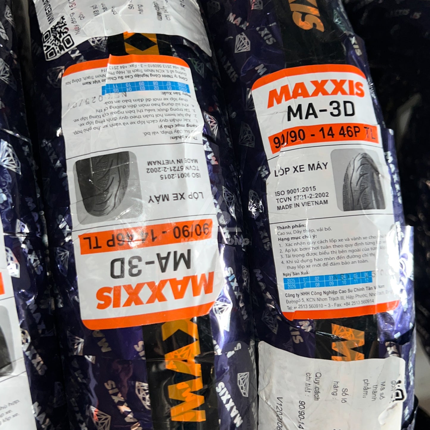 Vỏ Maxxis 90/90-14 MA3D 46P TL