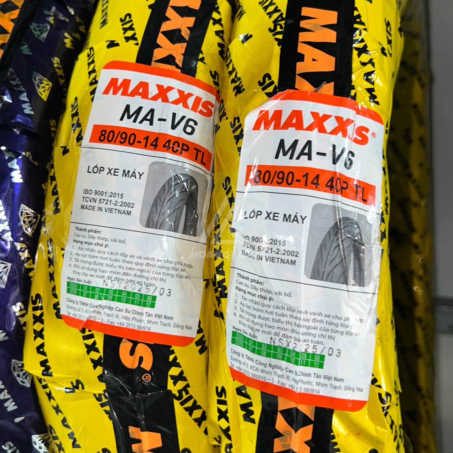 Vỏ Maxxis 80/90-14 MA-V6 40P TL