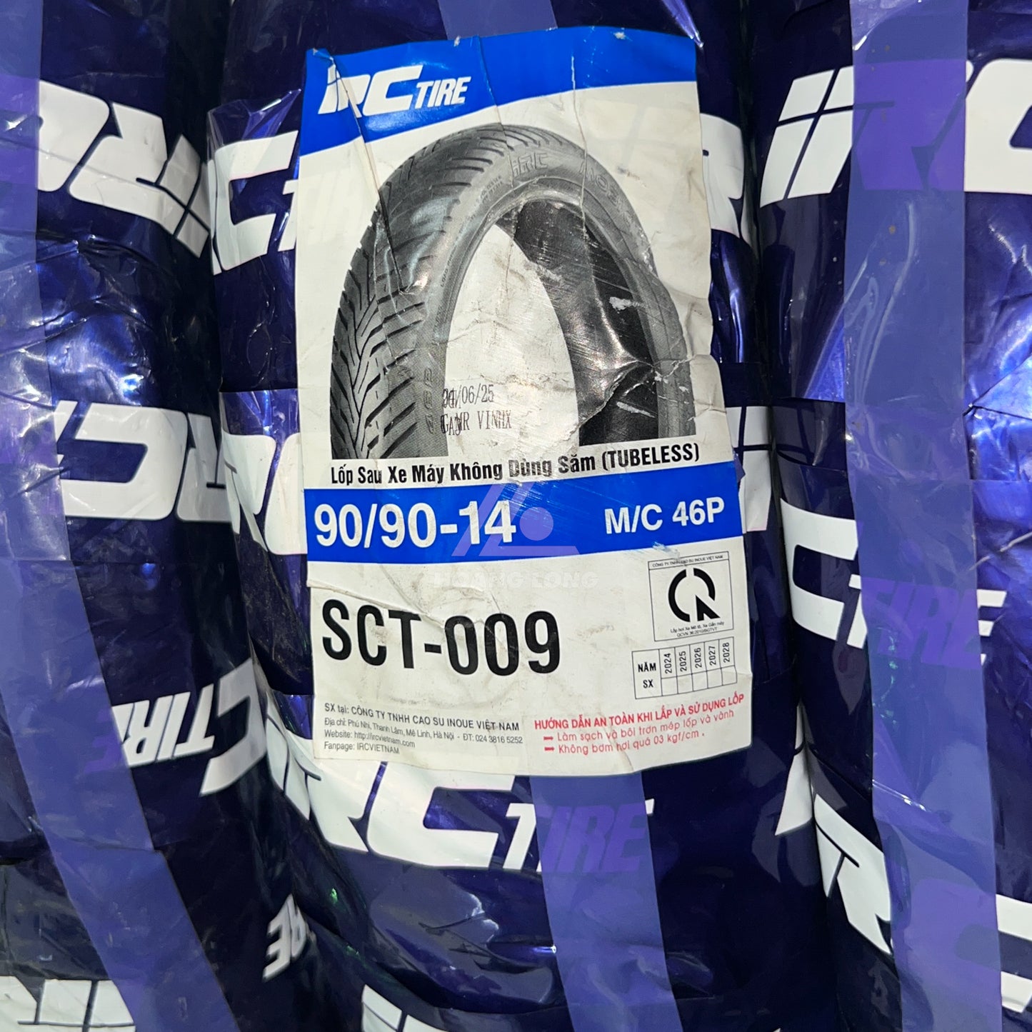 Vỏ IRC / INOUE 90/90-14 SCT-009 46P TL