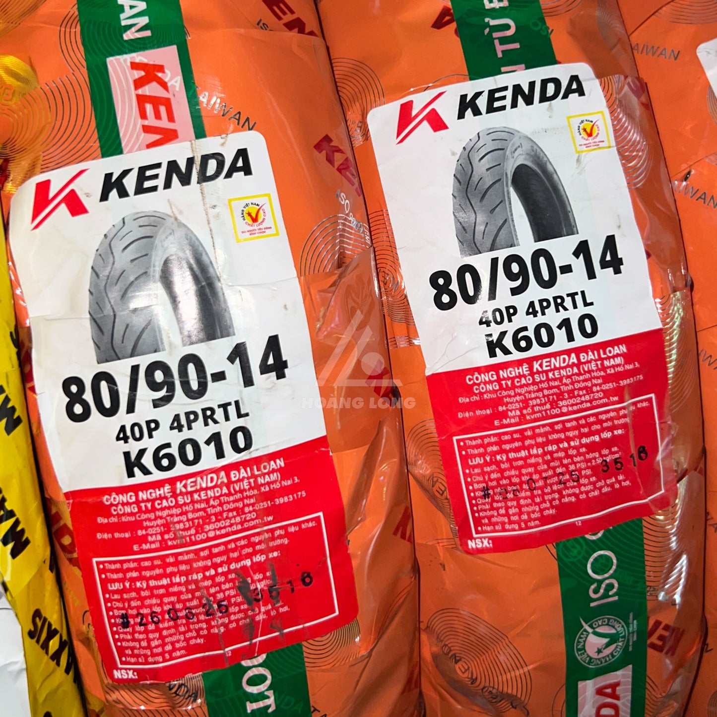 Vỏ Kenda 80/90-14 K6010 40P TL