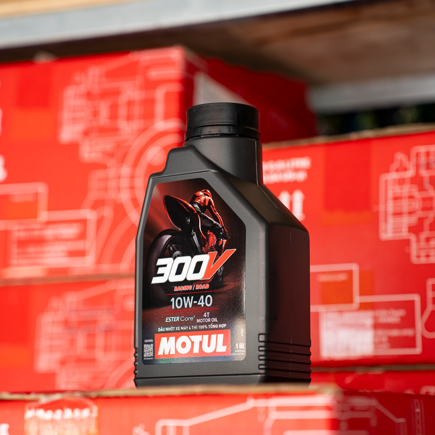 Motul 300V 10W40 Factory Line – Chuẩn đua, đỉnh cao công nghệ nhớt xe máy
