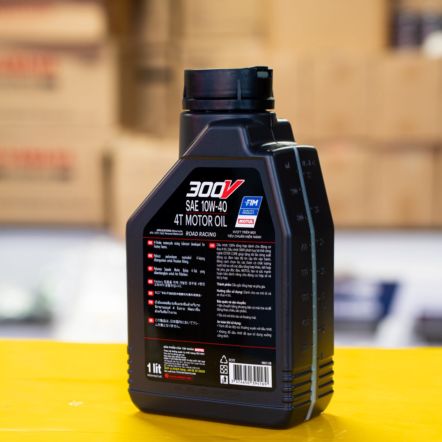 Motul 300V 10W40 Factory Line – Chuẩn đua, đỉnh cao công nghệ nhớt xe máy