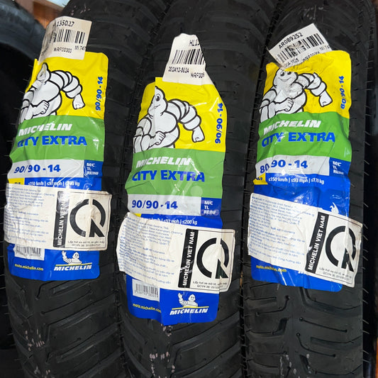 Vỏ Michelin 80/90-14 City Extra 46P TL