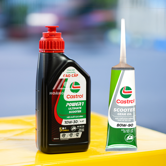 Nhớt Castrol Power1 Ultimate Scooter 10W30 – Bứt tốc mượt, bảo vệ tối đa cho động cơ tay ga